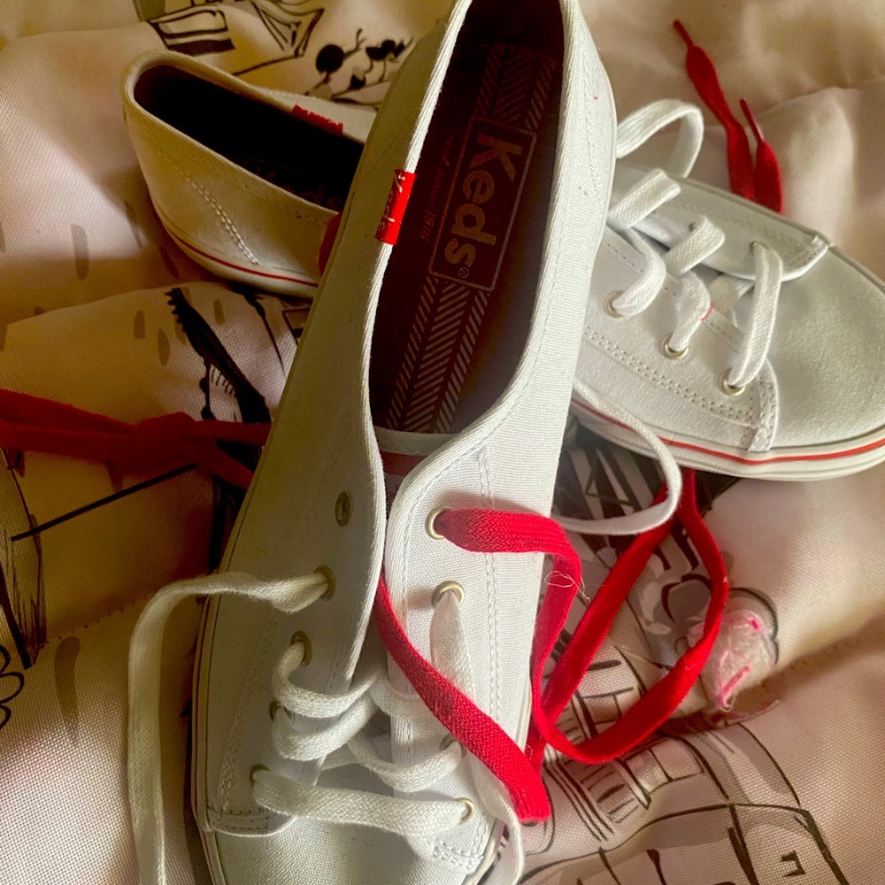 Keds sneakers red/white size 8 1/2